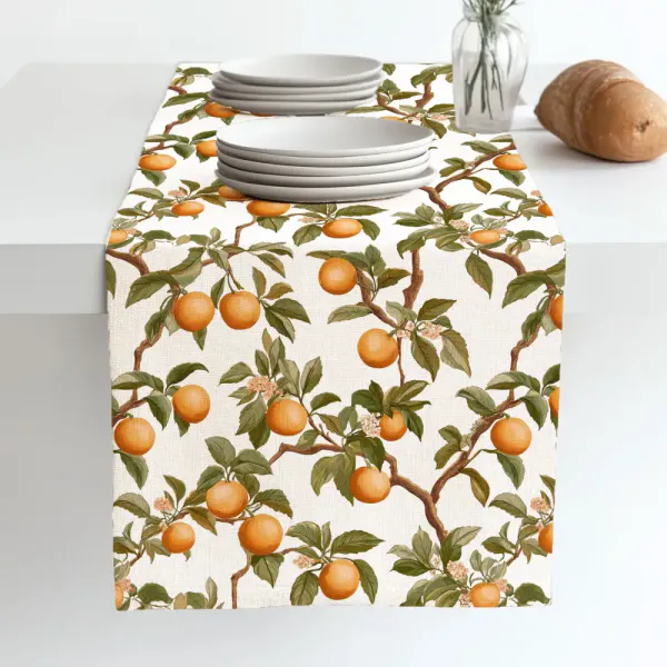 Løper Spanish Orange Print 40x120