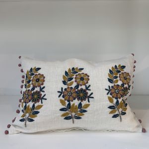 Hovedbilde Jodhpur putetrekk offwhite/rosa 30x50