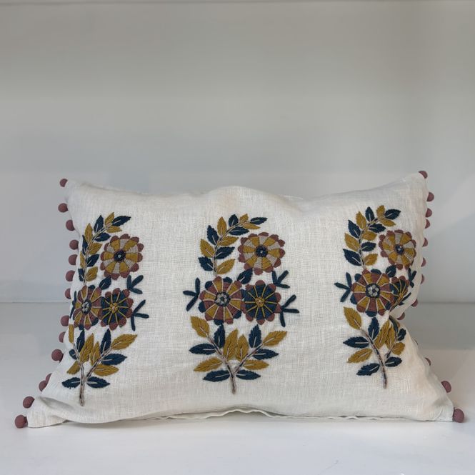 Hovedbilde Jodhpur putetrekk offwhite/rosa 30x50