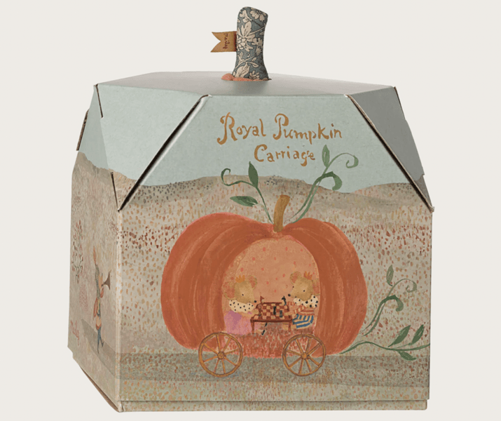 Maileg Pumpkin carriage Mouse