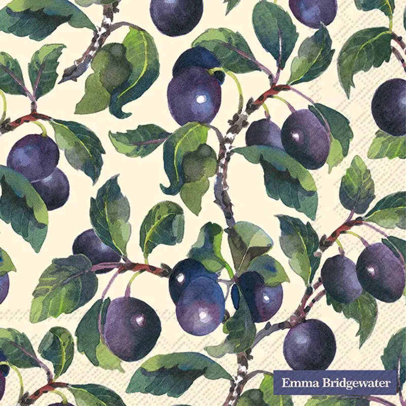 Emma Bridgewater Damsons Cream servietter