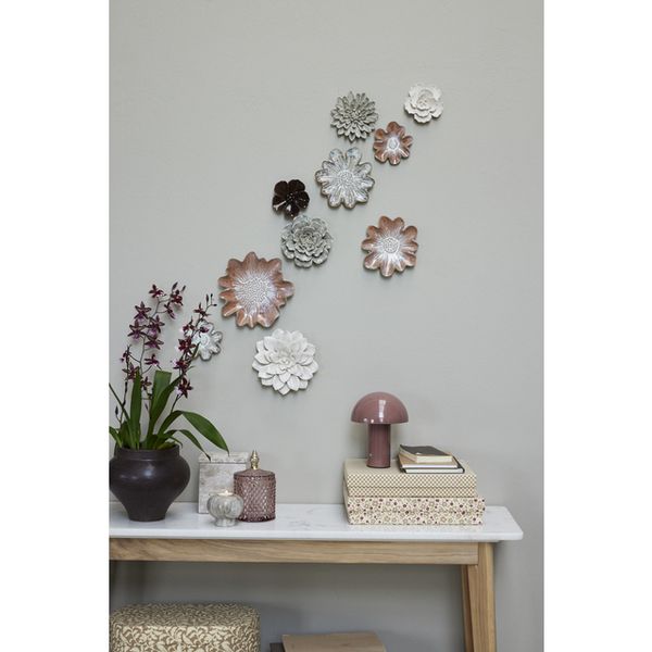 Floria veggblomst 17 cm hvit