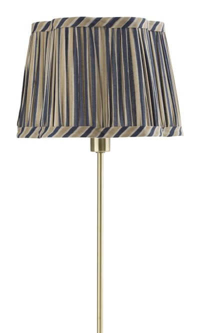 Hovedbilde Lampeskjerm Scallop Jaipur Stripe Beige/Blue 25 ...