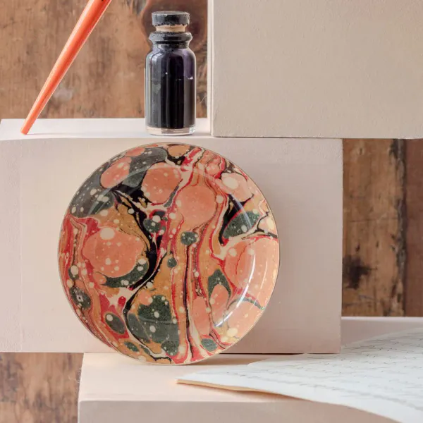 Roomytown Marbled emaljefat S