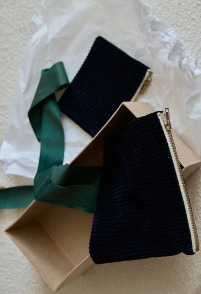 Mini Purse Bleu Cord