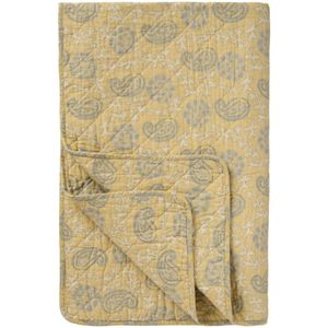 Hovedbilde Ib Laursen quilt Sart gul med offwhite og gr&aring;tt ...