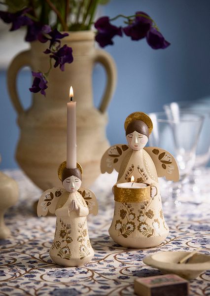 Angel Marigold Vanilla lysestake