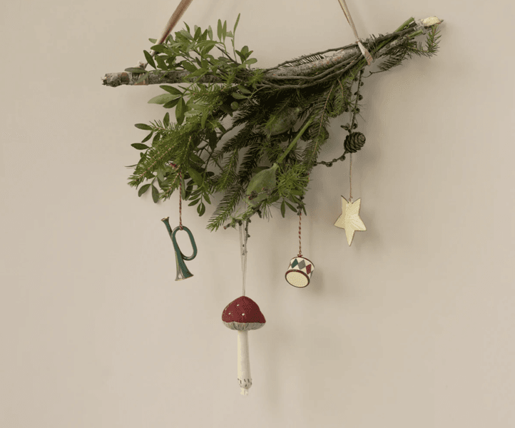 Maileg juletrepynt Sopp r&oslash;d