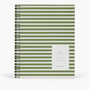 Hovedbilde NOTEM NELA Wirebound Spiral Notebook Large Green