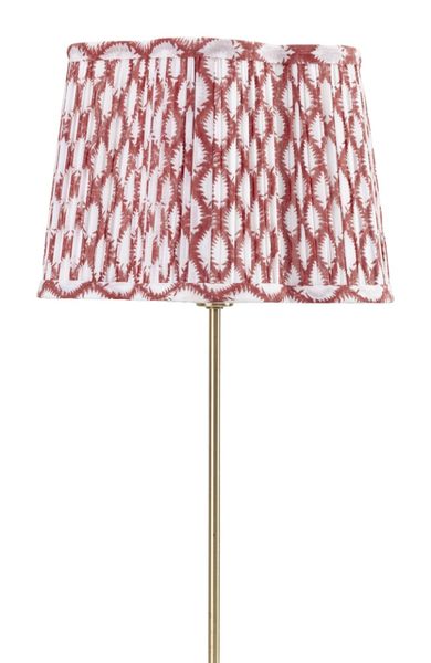 Lampeskjerm Scallop Cypress Summer Red 30 cm