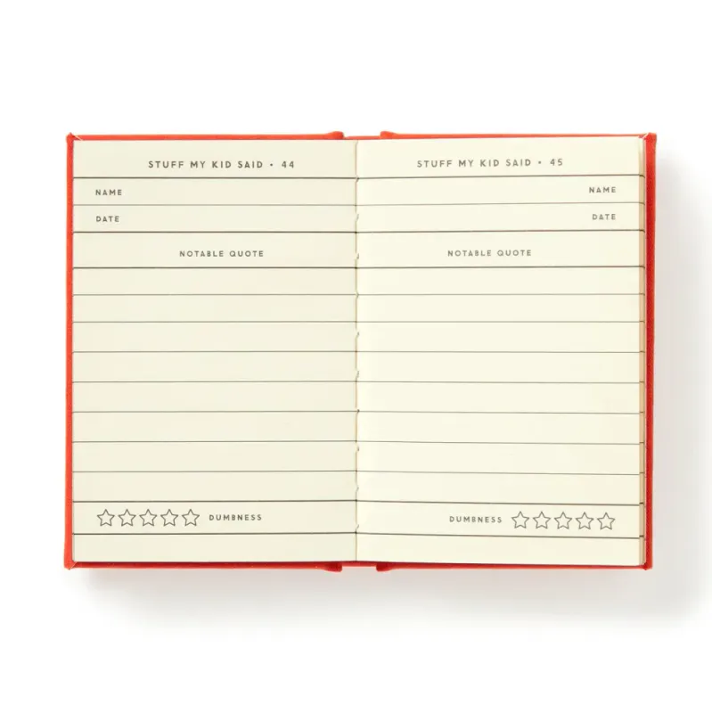 Tiny Diary, Dumb Things My Kid Said