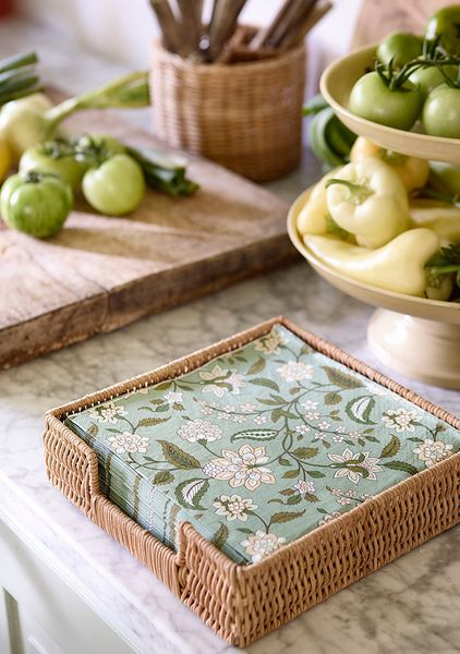 Bungalow Serviettkurv stor