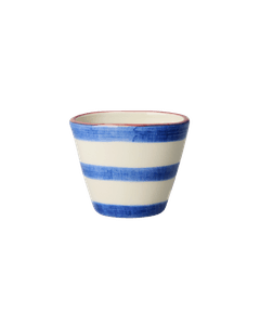 Hovedbilde Rice Oval espressokopp bl&aring; striper