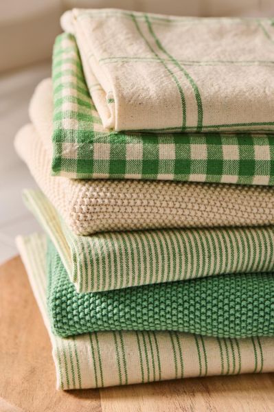 Ib Laursen Kj&oslash;kkenh&aring;ndkle Emil gr&oslash;nne tynne striper