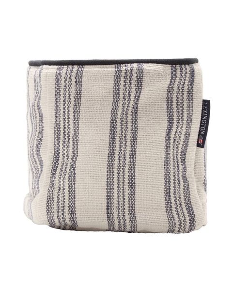 Lexington Striped Canvas Basket S/2