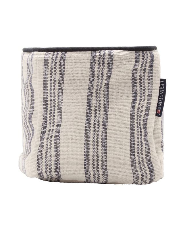 Lexington Striped Canvas Basket S/2