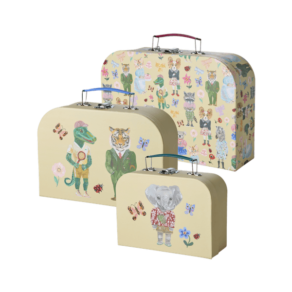 Rice Koffertsett gul