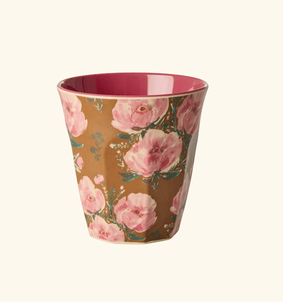 Rice Melaminkopp Floral Fiesta Rose M