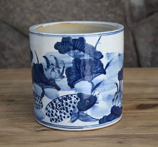 Annuzza Krukke brushpot karpe