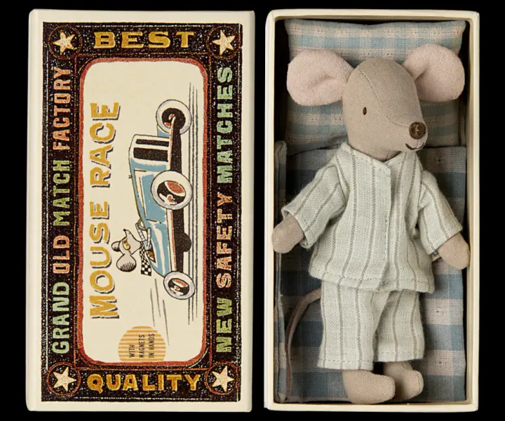 Maileg Big brother mouse in matchbox