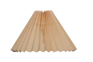 Hovedbilde Fersken Plissert skjerm 28 cm