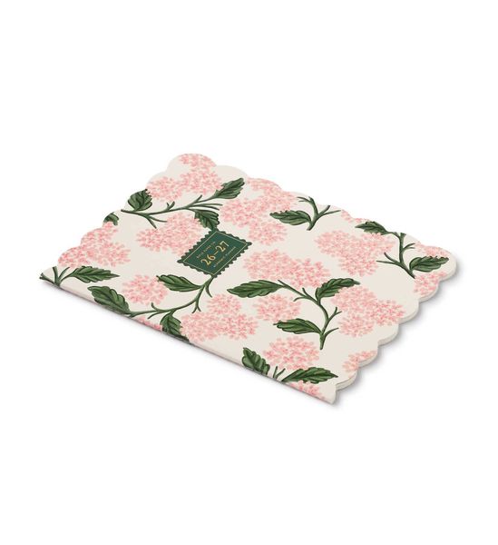 Rifle Paper Co 2026-27 Pink Hydrangea terminplanlegger