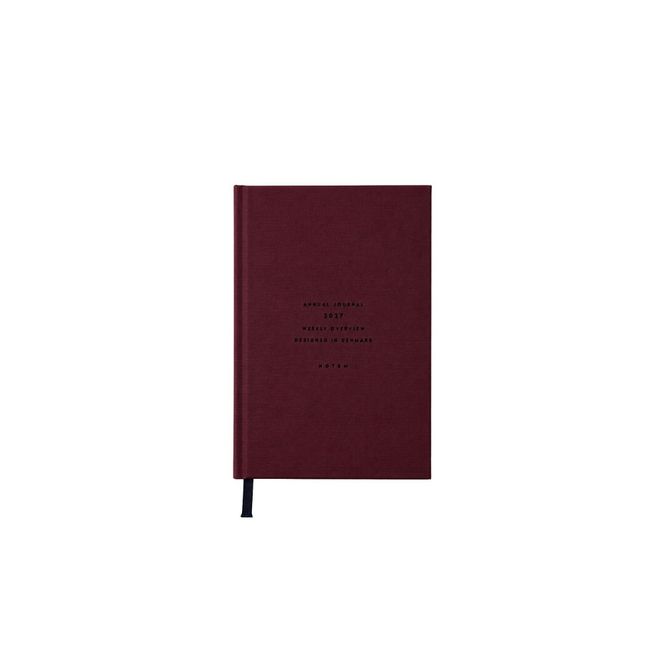 Hovedbilde ALVA Journal 2027 A5 Dark Red