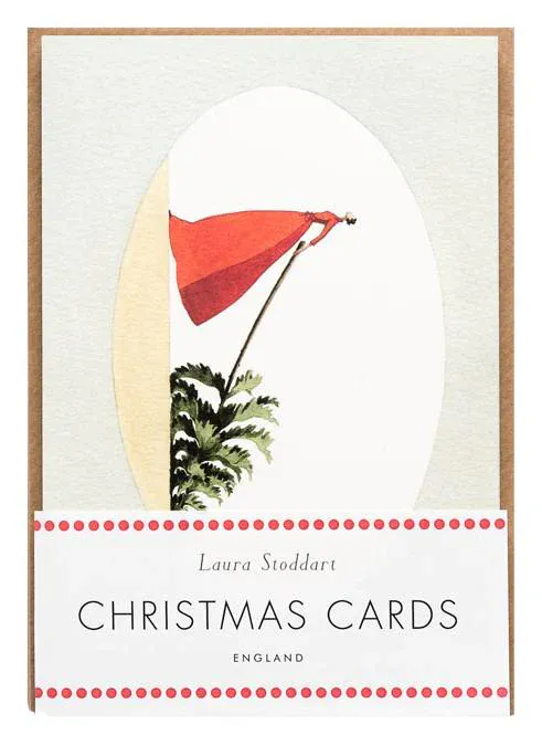 Hovedbilde Laura Stoddart Mrs Christmas 10 pk julekort