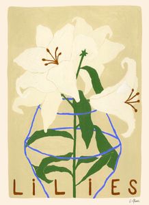 Hovedbilde TPC Carla Llanos, Lilies 30x40 cm