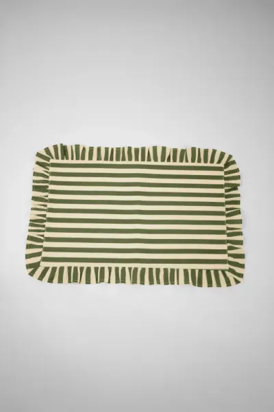 Ellie dekkebrikke grønne striper