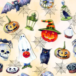 Hovedbilde Ihr servietter Happy Halloween