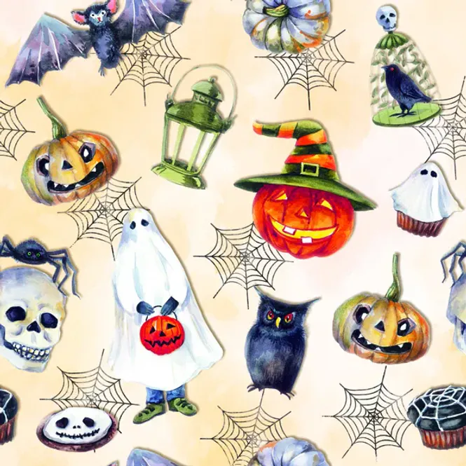 Hovedbilde Ihr servietter Happy Halloween