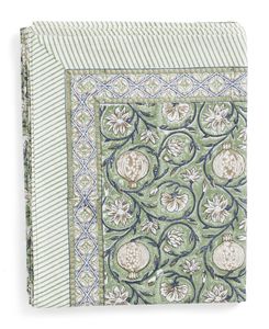 Hovedbilde Chamois Duk Tangier Pomegranate Green 150x230cm