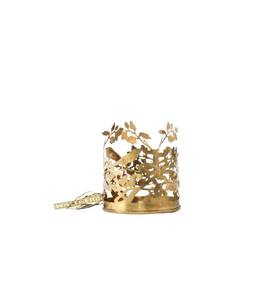 Hovedbilde Walther & Co Telysholder Oak and bird messing