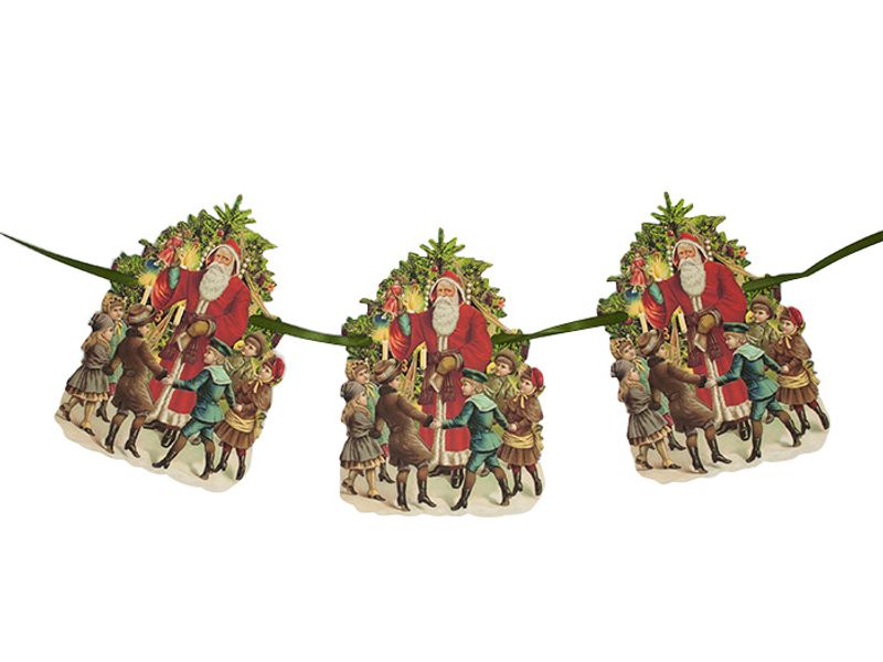 Girlander nisse med barn