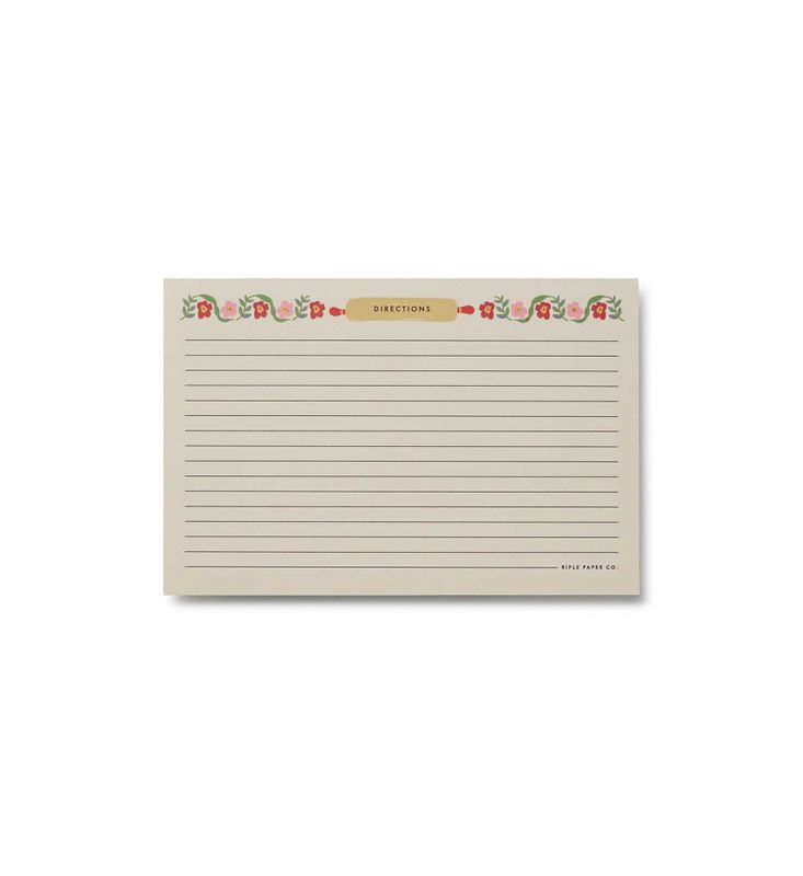Home Sweet Home Recipe cards Rifle Paper Co
