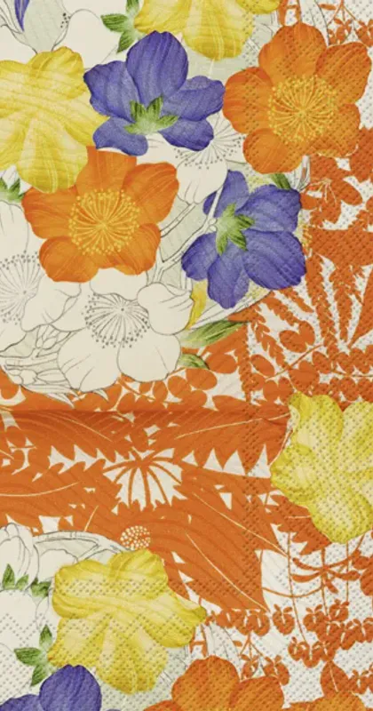 Ihr Kimono Flowers V&A Buffetservietter