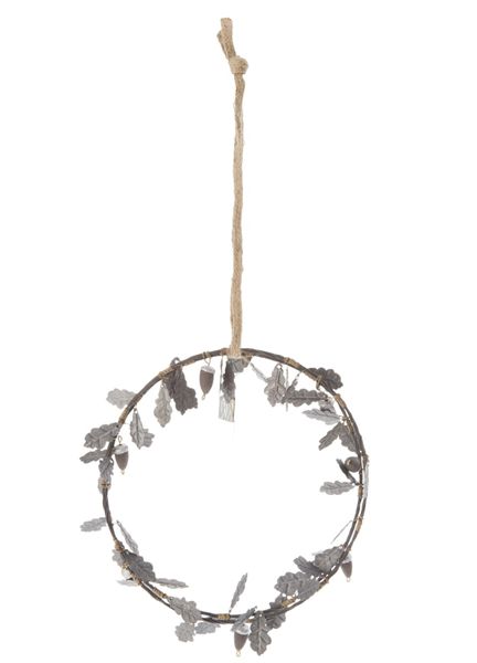 Walther & Co Krans med sinkløv og nøtter