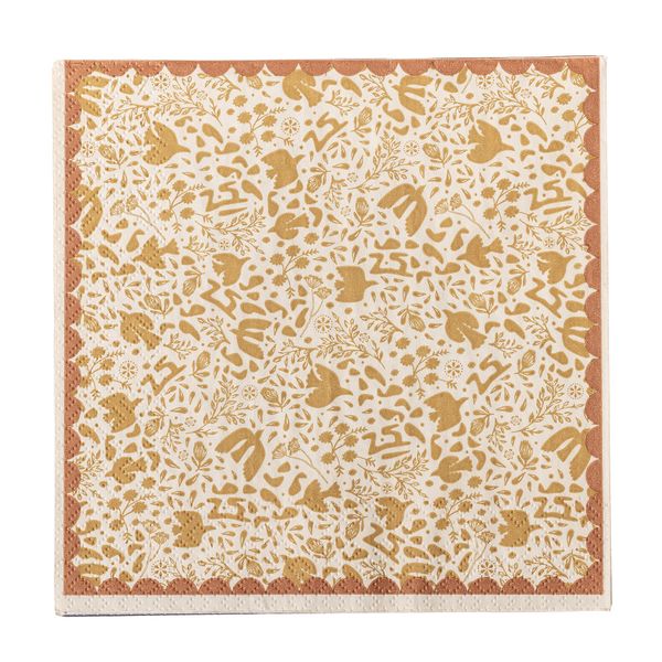 Anniversary yellow servietter