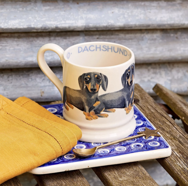 Emma Bridgewater Krus Black & Tan Dachshund
