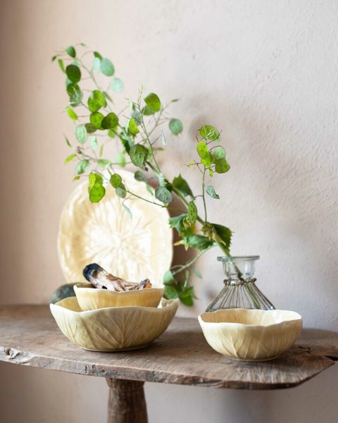 Bordallo sk&aring;l 17,5 cm gul